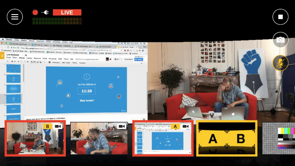 Switcher Facebook Live