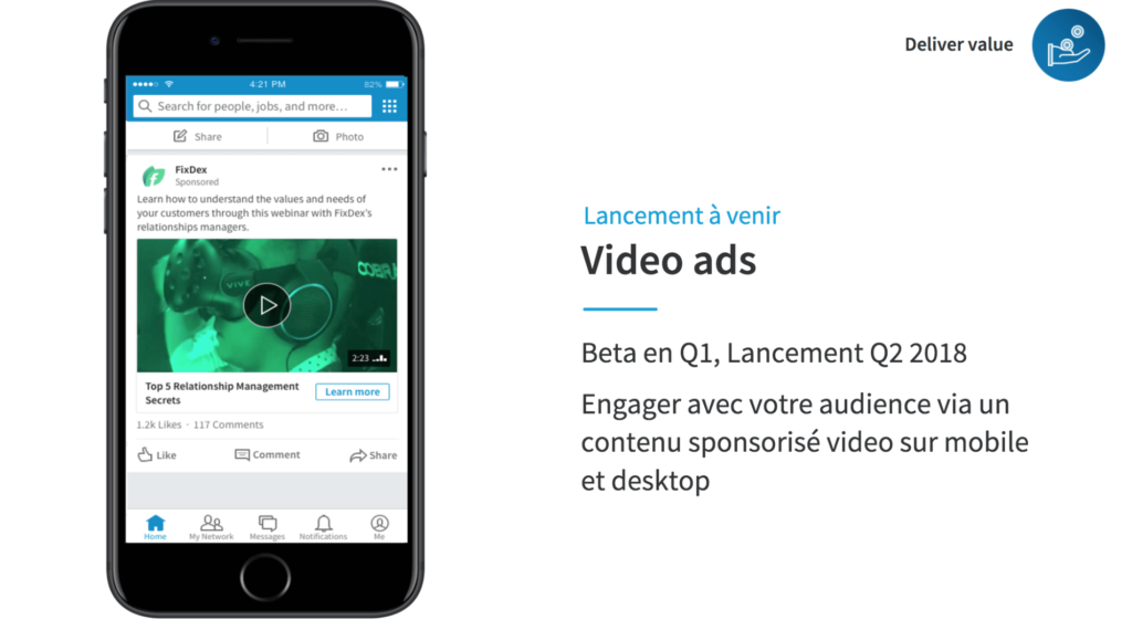 LinkedIn et la Demand Generation : Video Ads