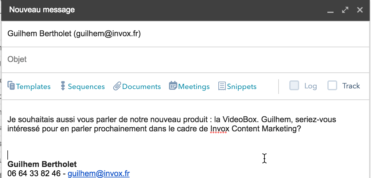 snippet videobox HubSpot