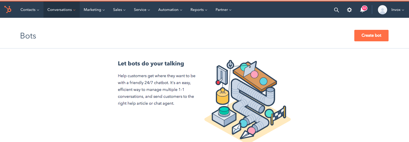 chatbot HubSpot Service