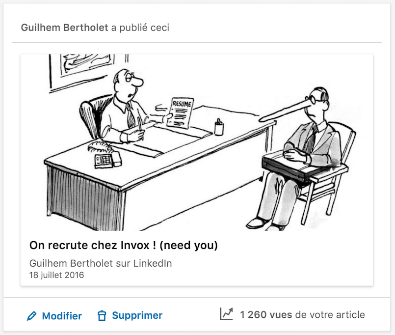 Le « book » et les tribunes LinkedIn de Guilhem Bertholet