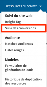 suivi des conversions : demand generation avec linkedin