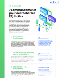 Checklist Recommandation