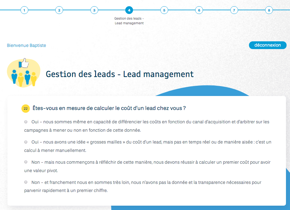une question de l'assessment invox