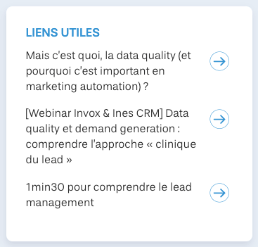 Assessment invox : reco de lecture data quality