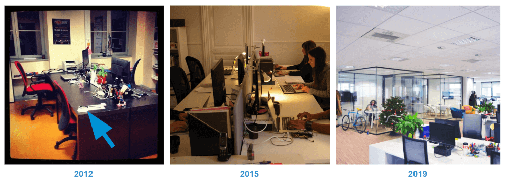 Evolution des bureaux de l'agence Invox