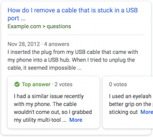 question / reponse