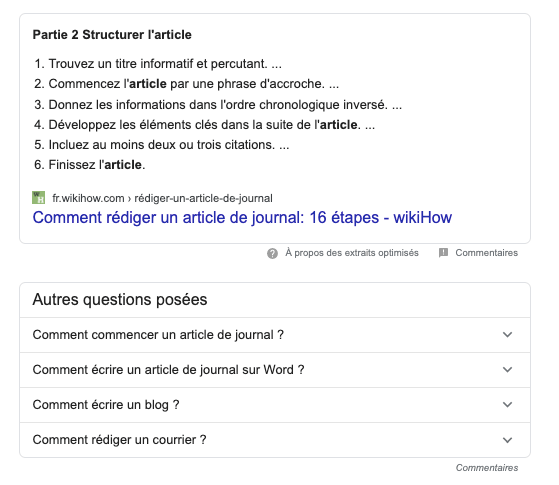 autres questions posées