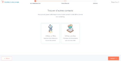 Gestion de contacts