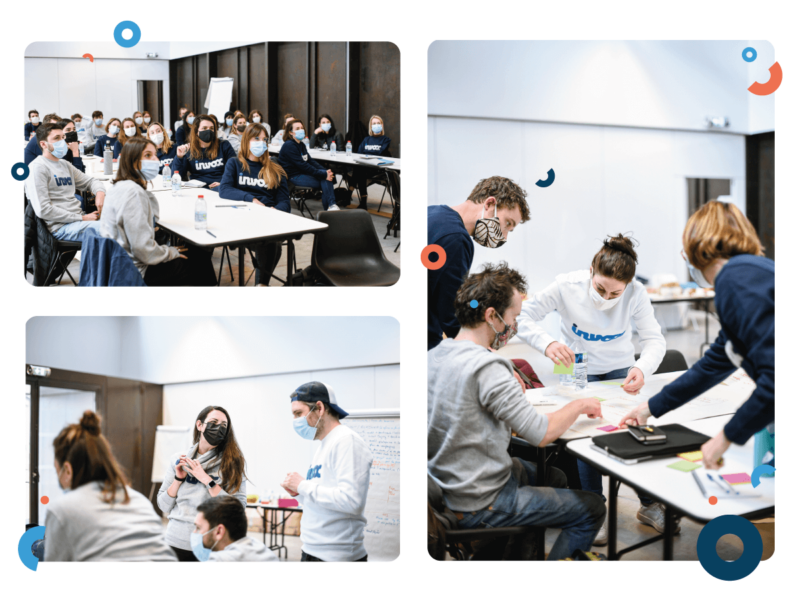 la team Invox travaille sur sa vision vision d'un futur proche