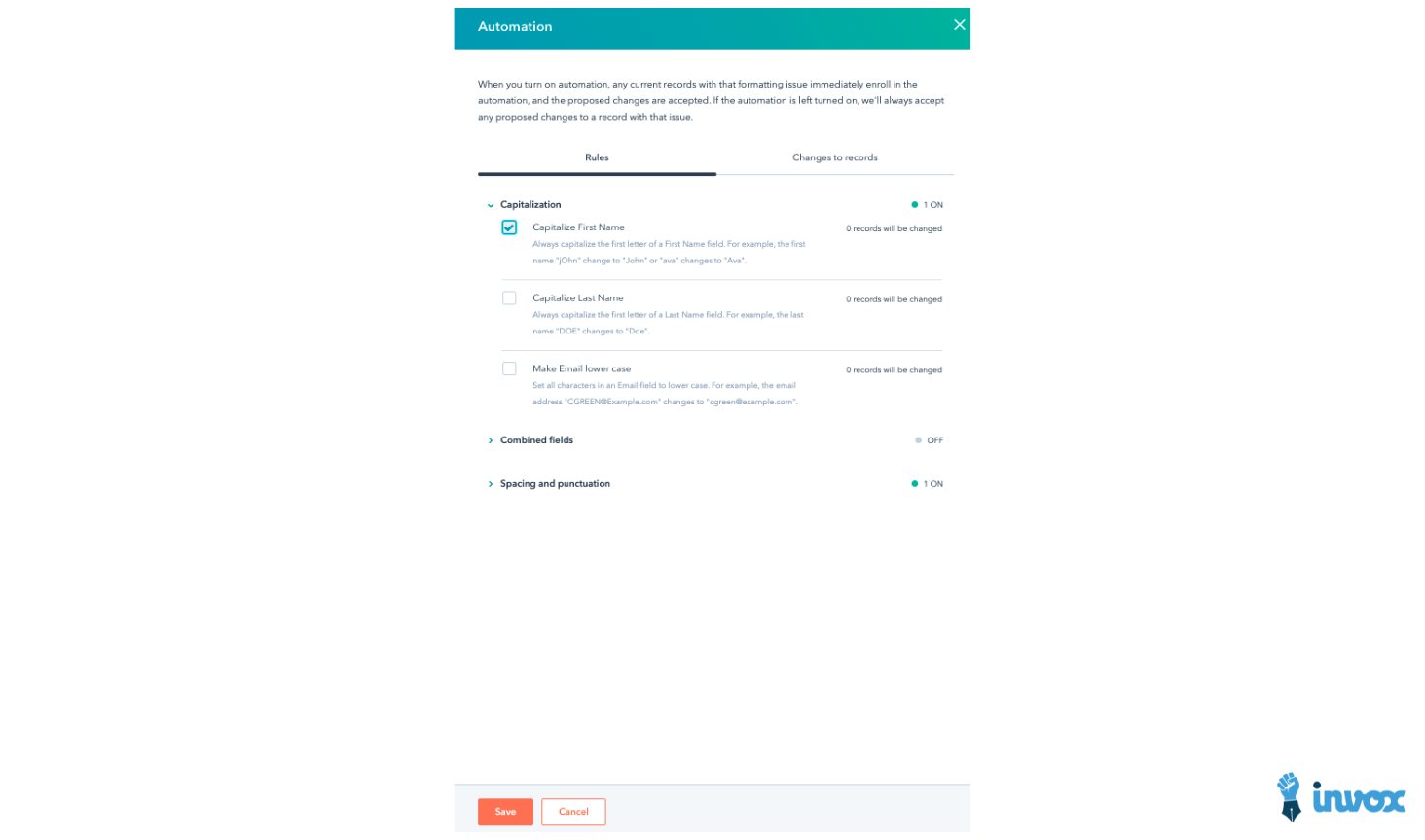 captures d'écran de la plateforme hubspot