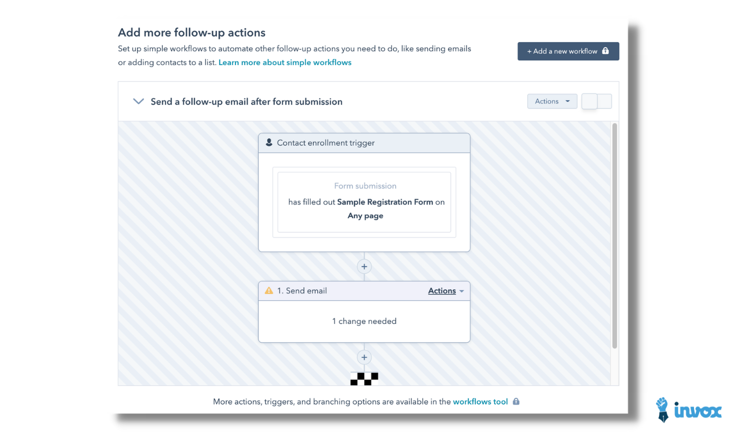 captures d'écran de la plateforme hubspot