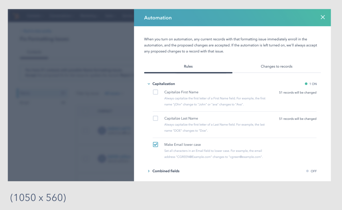 Recommandations d’automatisation