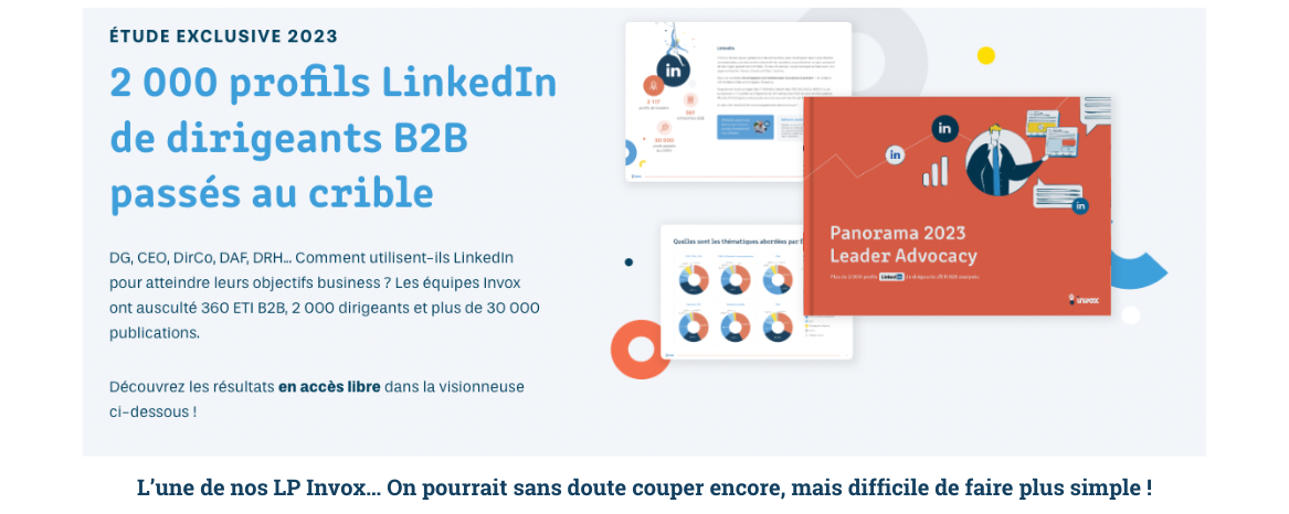 L’une de nos LP Invox… On pourrait sans doute couper encore, mais difficile de faire plus simple !