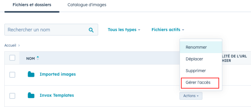 Partitionnement fichiers HubSpot