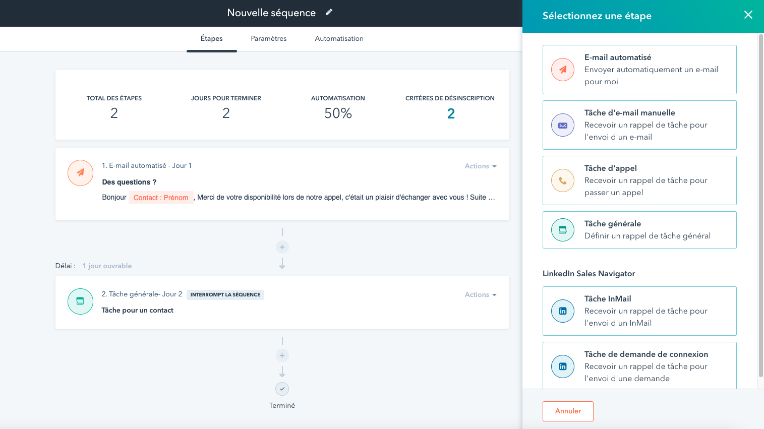L’outil est maintenant plus simple à comprendre et utiliser, ce qui n’est pas trop tôt au vu de l’avancée des outils de Growth / de prospection digitale à la Lemlist ou LaGrowthMachine.