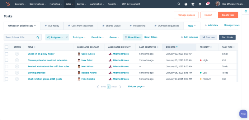 HubSpot nouveautés mars 2023