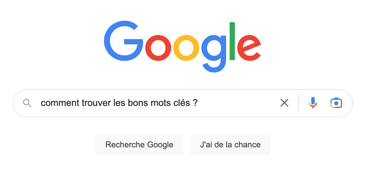 barre de recherche Google?