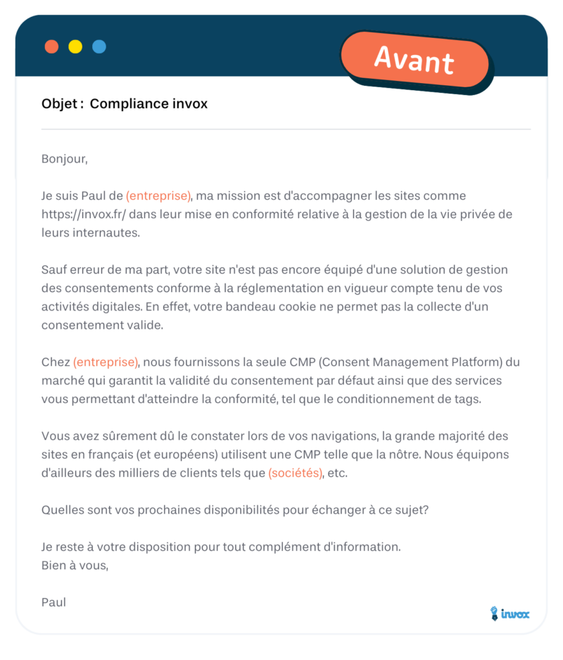 Cold-Mail-Proposition-dechange-Avant