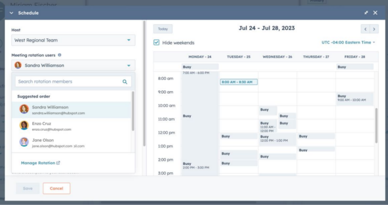 HubSpot INBOUND 2023 : améliorations sur les meetings