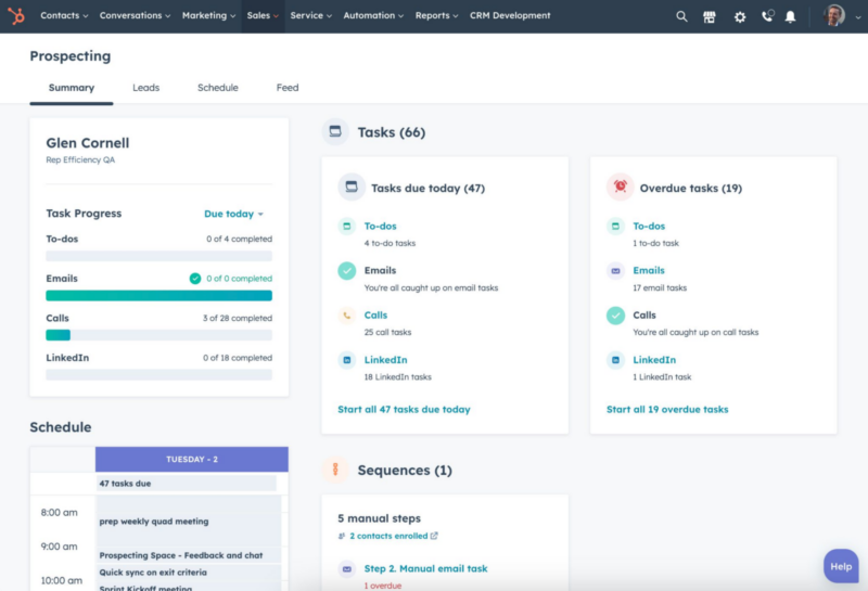 HubSpot INBOUND 2023 : prospecting workspace