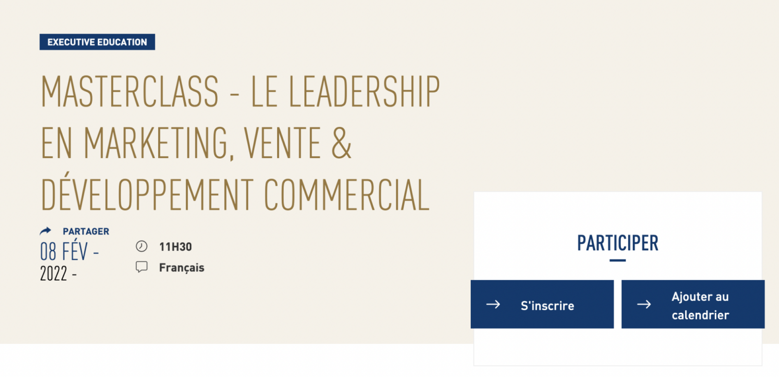 exemple webinar Masterclass