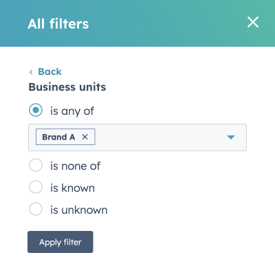Attribution d’unités commerciales à des workflows