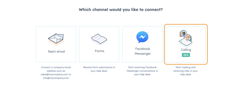 Gestion des appels en canal