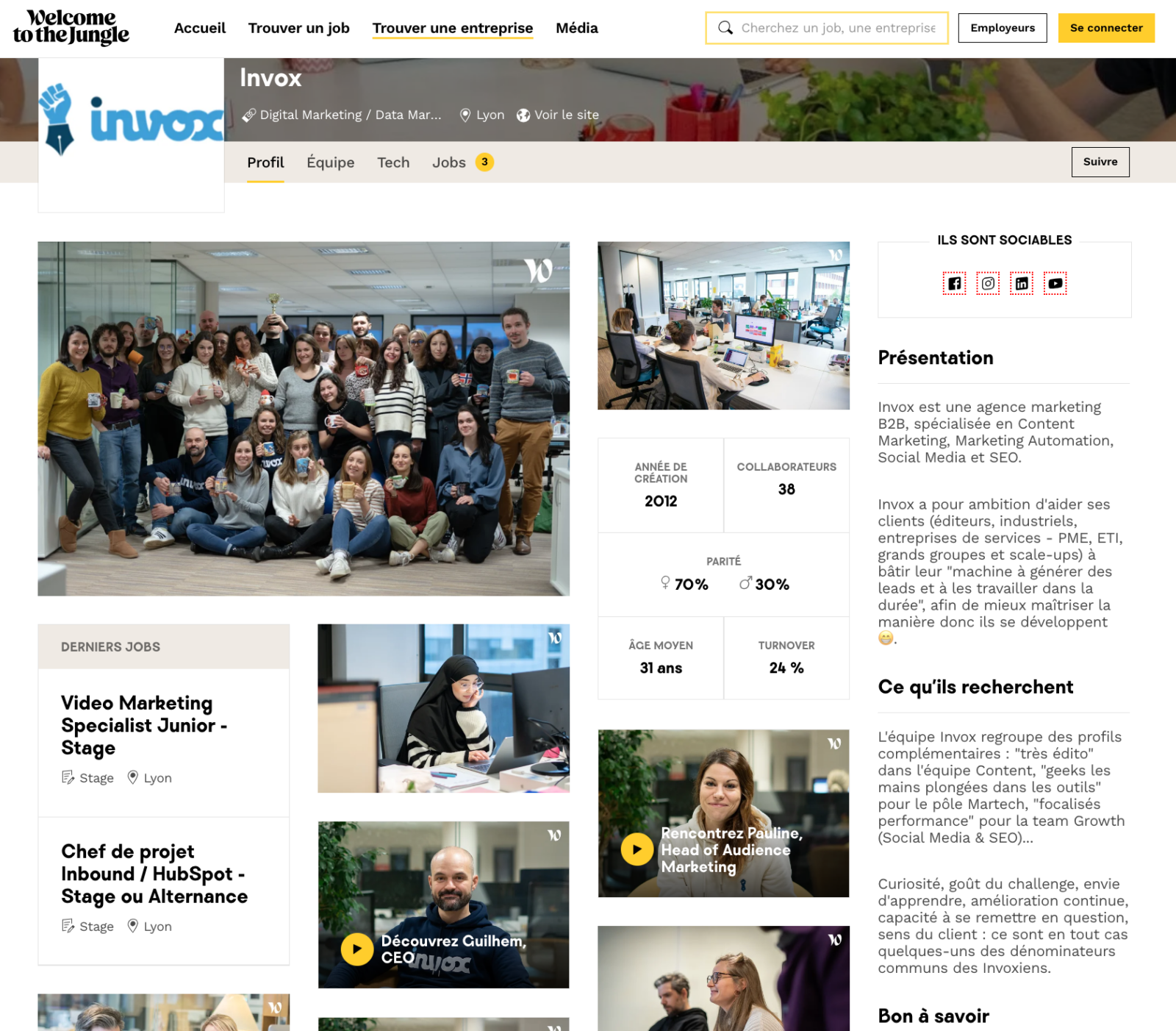 Vidéo marque employeur - Diffusion via les offres d'emploi